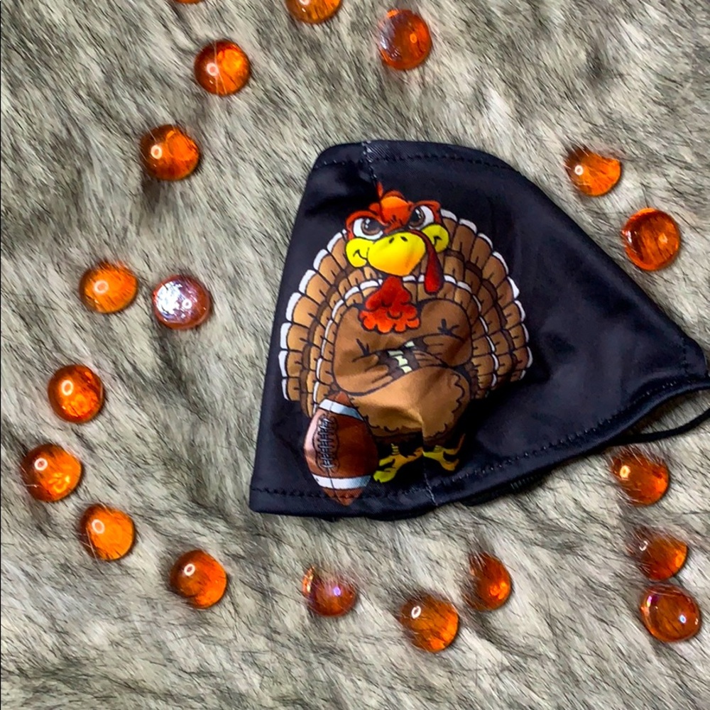 Thanksgiving Day Masks - Football Turkey